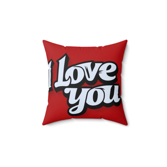 Spun Polyester Square Pillow